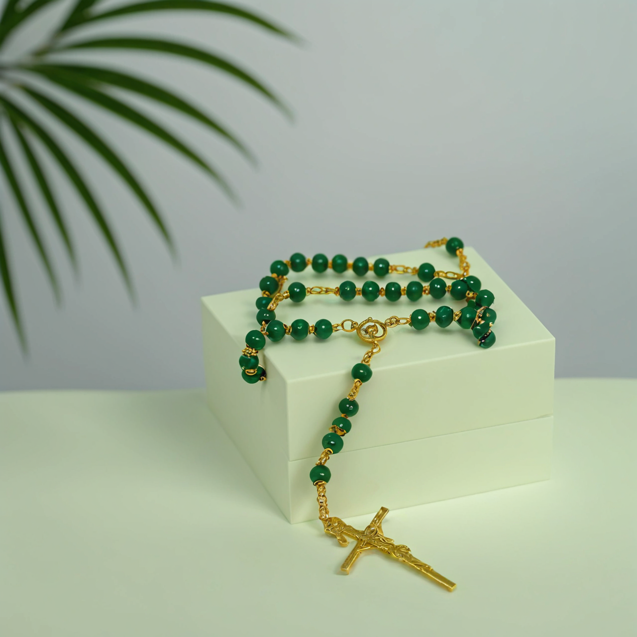 Rosario Cattolico In Cristallo Sintetico Viola - Fatto A Mano Con Croce Vintage, 60cm - Foto 12